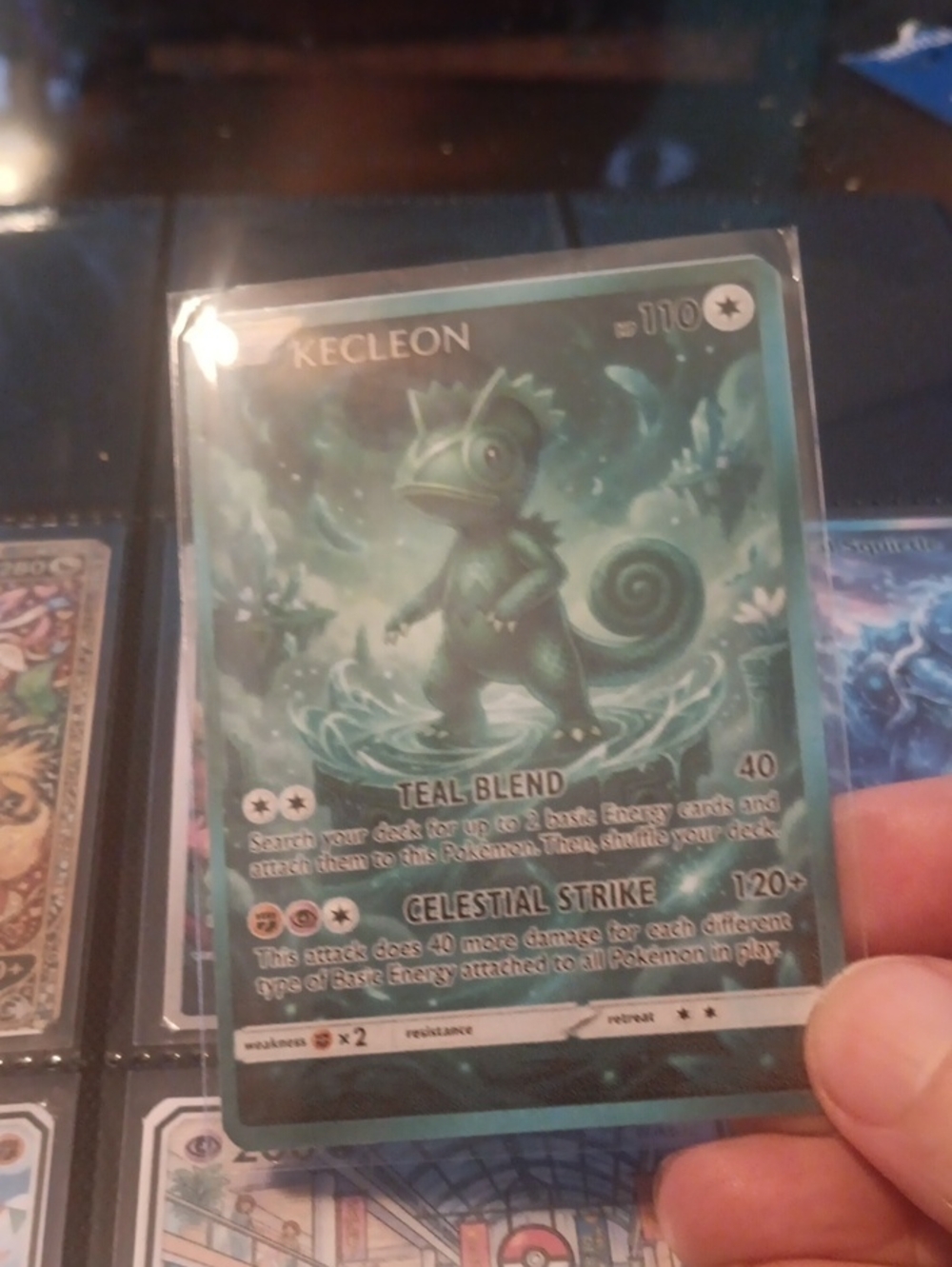 Kecleon Teal Blend Card - Teal